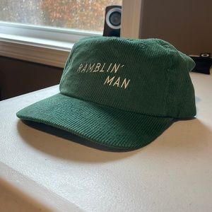 Seager Ramblin’ Man Corduroy Snapback Hat